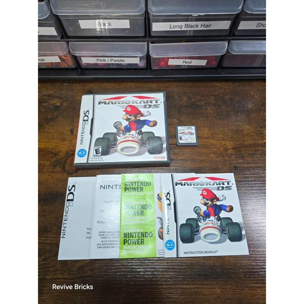 Mario Kart DS ( Nintendo DS, 2005) CIB Complete Tested Working Great Condition
